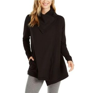 Ideology Women's Snap Front Wrap Black